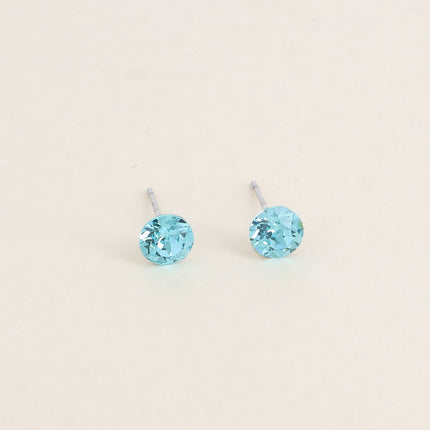 Boucles puces en laiton - cristaux de Swarovski® SS29