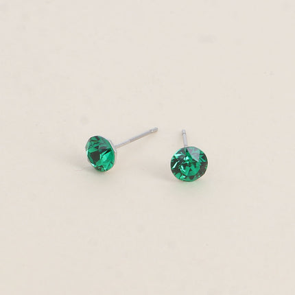 Boucles puces en laiton - cristaux de Swarovski® SS29