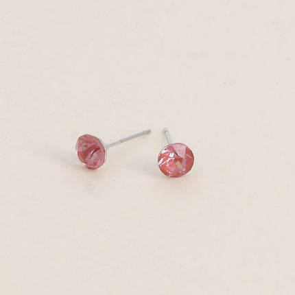 Boucles puces en laiton - cristaux de Swarovski® SS29