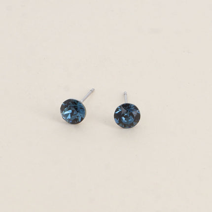 Boucles puces en laiton - cristaux de Swarovski® SS29
