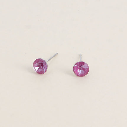Boucles puces en laiton - cristaux de Swarovski® SS29