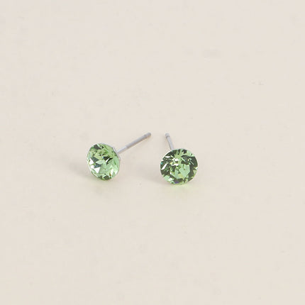 Boucles puces en laiton - cristaux de Swarovski® SS29