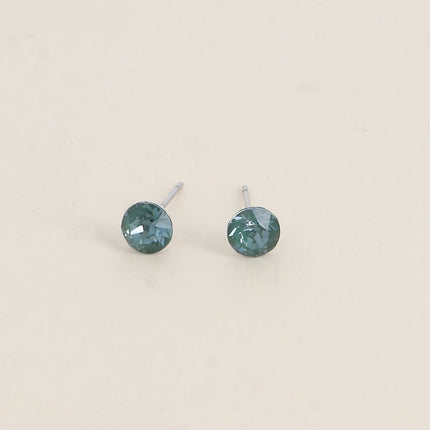 Boucles puces en laiton - cristaux de Swarovski® SS29