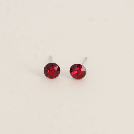 Boucles puces en laiton - cristaux de Swarovski® SS29