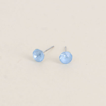 Boucles puces en laiton - cristaux de Swarovski® SS29