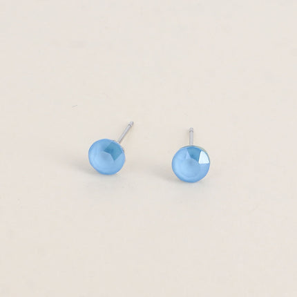Boucles puces en laiton - cristaux de Swarovski® SS29