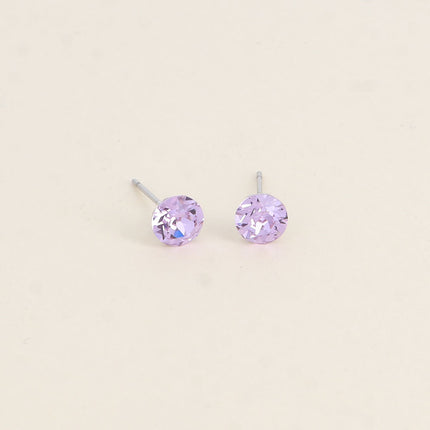 Boucles puces en laiton - cristaux de Swarovski® SS29