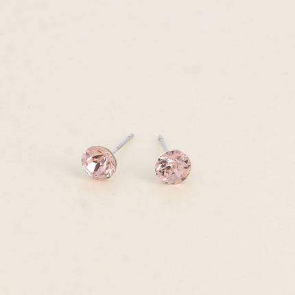 Boucles puces en laiton - cristaux de Swarovski® SS29
