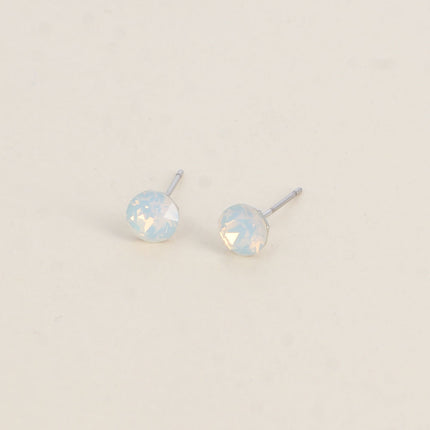 Boucles puces en laiton - cristaux de Swarovski® SS29