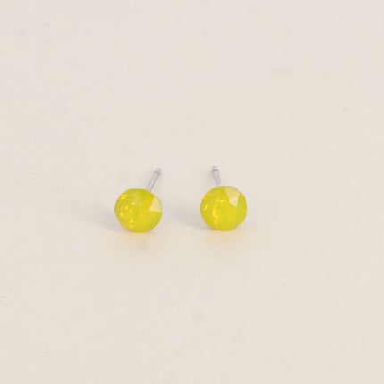 Boucles puces en laiton - cristaux de Swarovski® SS29