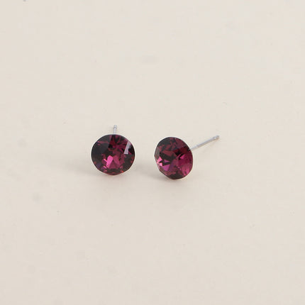 Boucles puces en laiton - cristaux de Swarovski® SS39