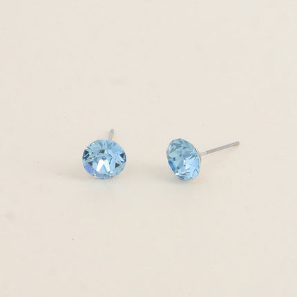 Boucles puces en laiton - cristaux de Swarovski® SS39