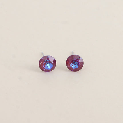 Boucles puces en laiton - cristaux de Swarovski® SS39