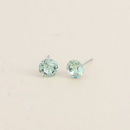 Boucles puces en laiton - cristaux de Swarovski® SS39