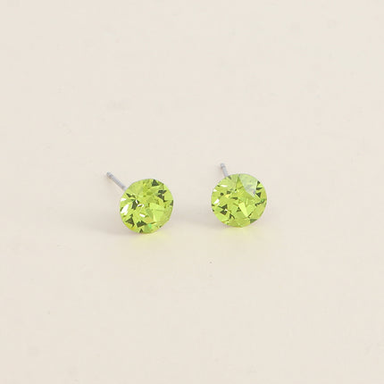 Boucles puces en laiton - cristaux de Swarovski® SS39