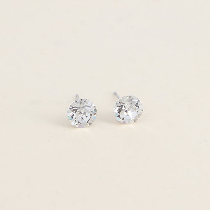 Boucles puces en laiton - cristaux de Swarovski® SS39