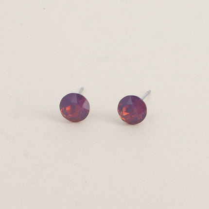 Boucles puces en laiton - cristaux de Swarovski® SS39
