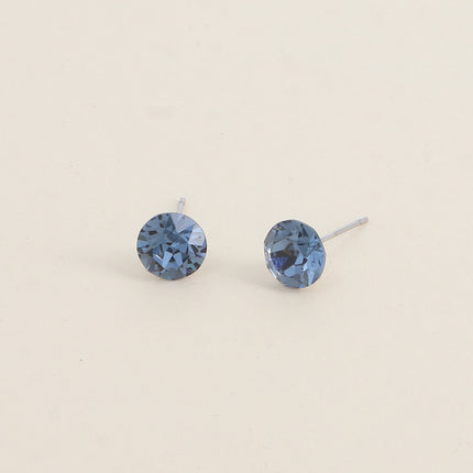 Boucles puces en laiton - cristaux de Swarovski® SS39