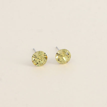 Boucles puces en laiton - cristaux de Swarovski® SS39