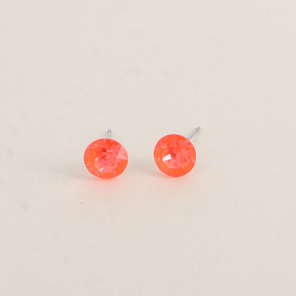 Boucles puces en laiton - cristaux de Swarovski® SS39