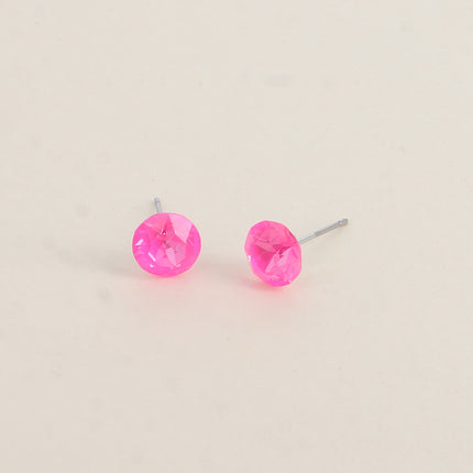 Boucles puces en laiton - cristaux de Swarovski® SS39