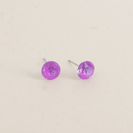 Boucles puces en laiton - cristaux de Swarovski® SS39