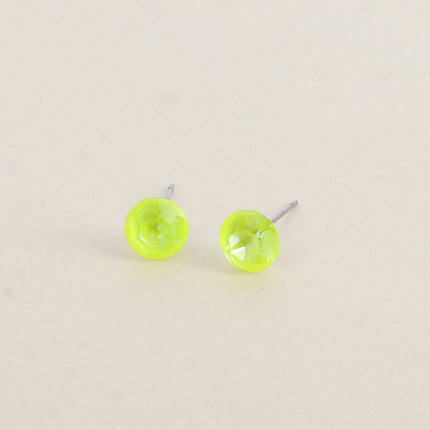 Boucles puces en laiton - cristaux de Swarovski® SS39