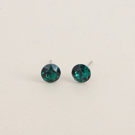 Boucles puces en laiton - cristaux de Swarovski® SS39