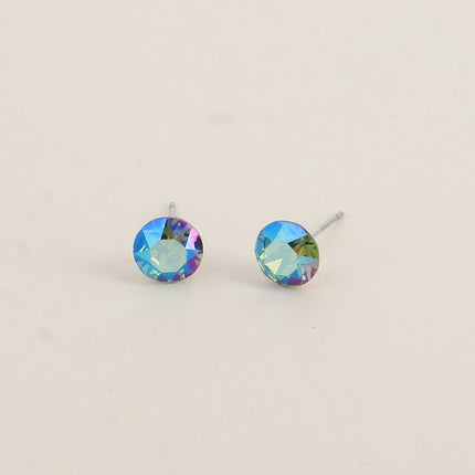 Boucles puces en laiton - cristaux de Swarovski® SS39