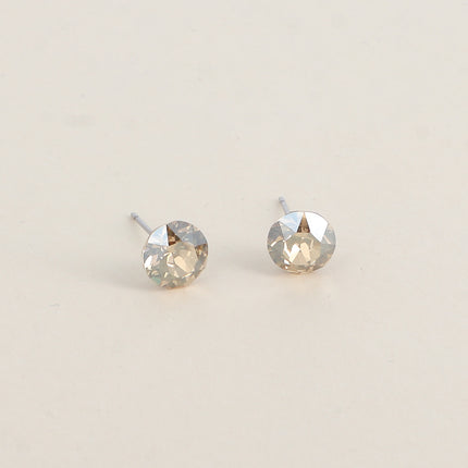 Boucles puces en laiton - cristaux de Swarovski® SS39