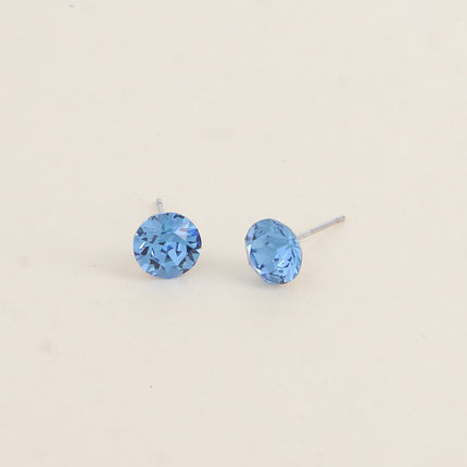 Boucles puces en laiton - cristaux de Swarovski® SS39