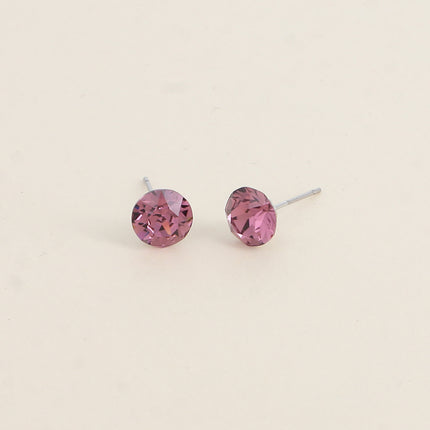 Boucles puces en laiton - cristaux de Swarovski® SS39