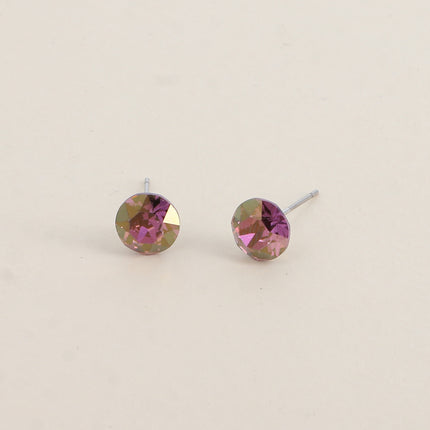 Boucles puces en laiton - cristaux de Swarovski® SS39