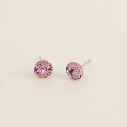 Boucles puces en laiton - cristaux de Swarovski® SS39