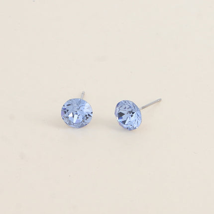 Boucles puces en laiton - cristaux de Swarovski® SS39