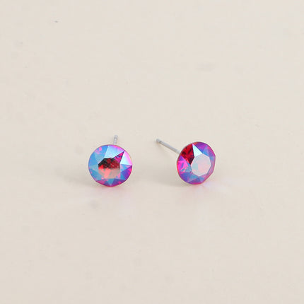 Boucles puces en laiton - cristaux de Swarovski® SS39