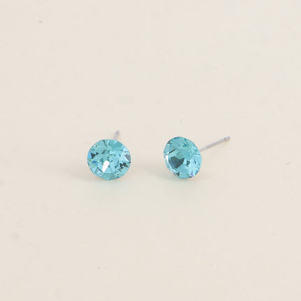 Boucles puces en laiton - cristaux de Swarovski® SS39