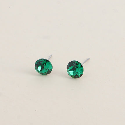 Boucles puces en laiton - cristaux de Swarovski® SS39