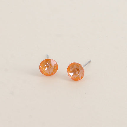 Boucles puces en laiton - cristaux de Swarovski® SS39