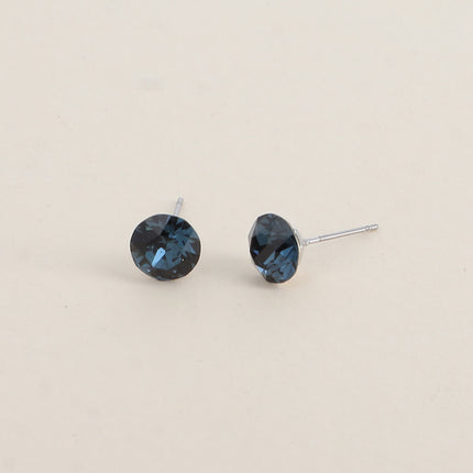 Boucles puces en laiton - cristaux de Swarovski® SS39