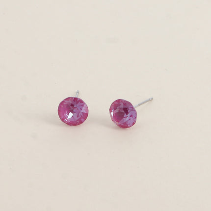 Boucles puces en laiton - cristaux de Swarovski® SS39