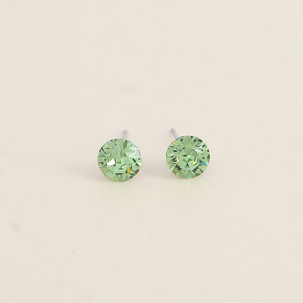 Boucles puces en laiton - cristaux de Swarovski® SS39