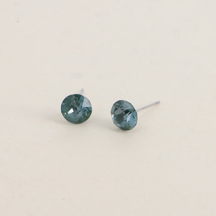 Boucles puces en laiton - cristaux de Swarovski® SS39