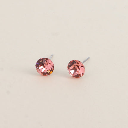 Boucles puces en laiton - cristaux de Swarovski® SS39