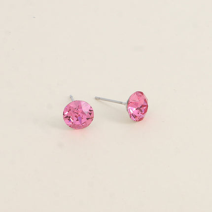 Boucles puces en laiton - cristaux de Swarovski® SS39