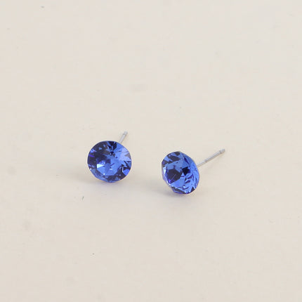 Boucles puces en laiton - cristaux de Swarovski® SS39