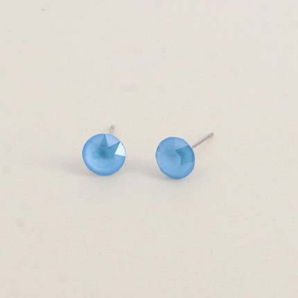 Boucles puces en laiton - cristaux de Swarovski® SS39