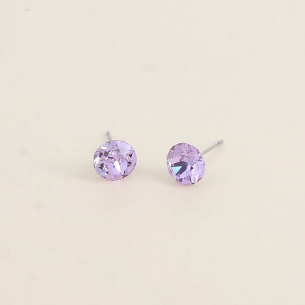 Boucles puces en laiton - cristaux de Swarovski® SS39