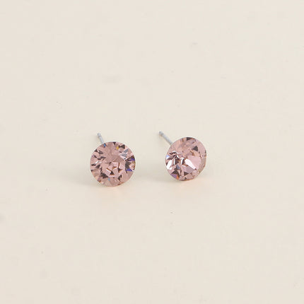 Boucles puces en laiton - cristaux de Swarovski® SS39