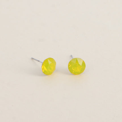 Boucles puces en laiton - cristaux de Swarovski® SS39